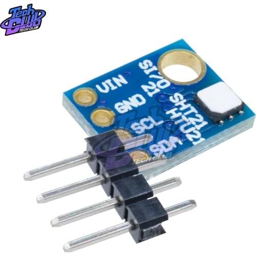 High Precision Humidity Sensor with I2C IIC Interface Si7021 Industrial GY-21 Temperature Sensor Module Low Power CMOS 3-5V