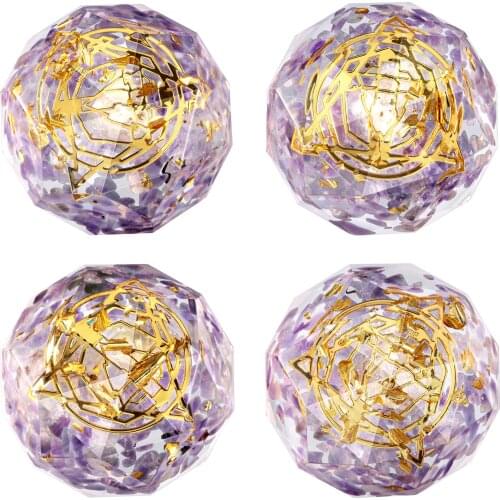 Star of David Orgone Crystal Stone Energy Generator Chakra Blanacing Healing for Yoga Reiki Meditaion Desk Ornament, Flourite