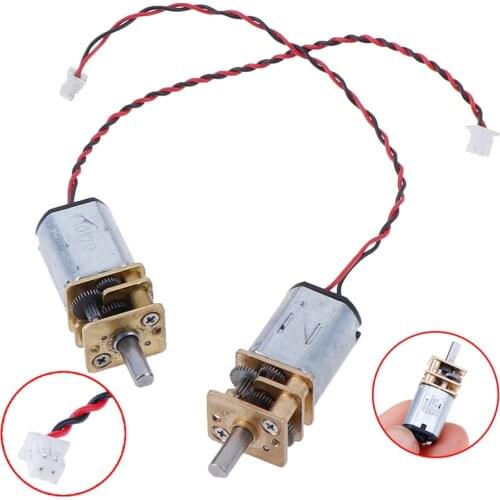 1pc Micro N20 Gear Motor DC 3V-6V 5V 60RPM Slow Speed Mini 12mm Full Metal Gearbox Gear Reducer Motor Car Electronic lock