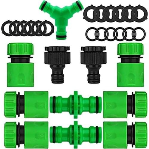 29pcs Garden Hose Tap Adapter Set Quick Connect Repair Tubing Connector Tap Connection Tube Fitting