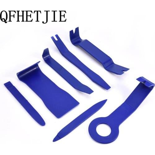 7 pcs Car Repair Tool Kit ABS Automotive Fastener Removal Tool Plastic Auto Car Radio Panel Interior Door Clip Opening Tool