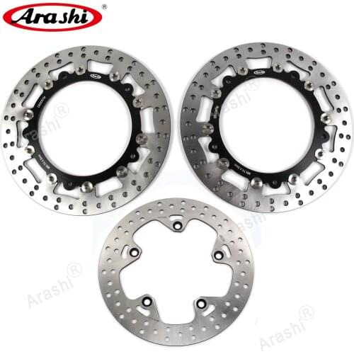 Arashi 1 Set R1200GS 2013 2014 CNC Floating Front Rear Brake Disc Brake Rotors For BMW R1200 GS R 1200 GS GS1200 Accessories