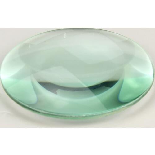 127mm 3x Focal Length 80mm Large Double Convex Lens Spherical Magnifying Glass Lenses Green Optical Glass Magnifier Lentes