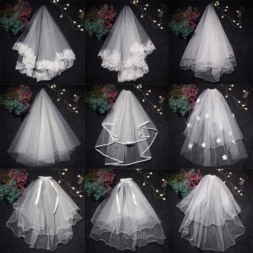 iLoveWedding Wedding Short Veils