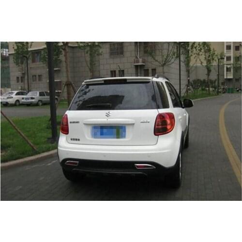 Use for suzuki SX4 spoiler High Quality ABS Material Car Rear Wing unpaint Color spoiler for suzuki SX4