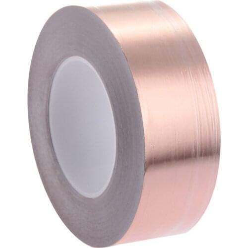 40mm x 30m Copper Foil Tape EMI Single Conductive Adhesive Shielding For PCB Repair