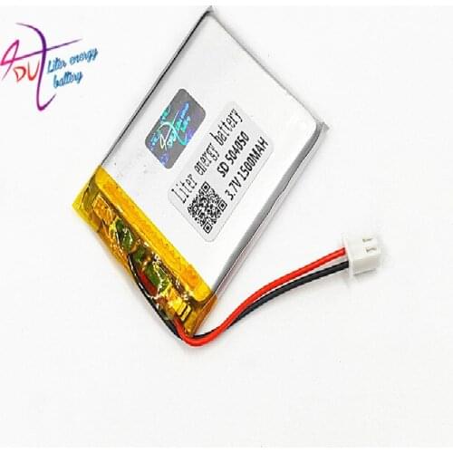 XHR-2P 2.54 504050 3.7V 1500MAH 484251 494251 Lithium Polymer LiPo Rechargeable Battery For Mp3 headphone DVD bluetooth camera