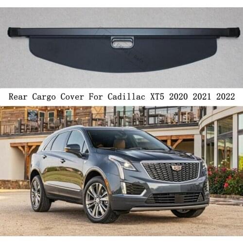 Rear Cargo Cover For Cadillac XT5 2020 2021 2022 Privacy Trunk Screen Security Shield Shade Black Auto Accessories