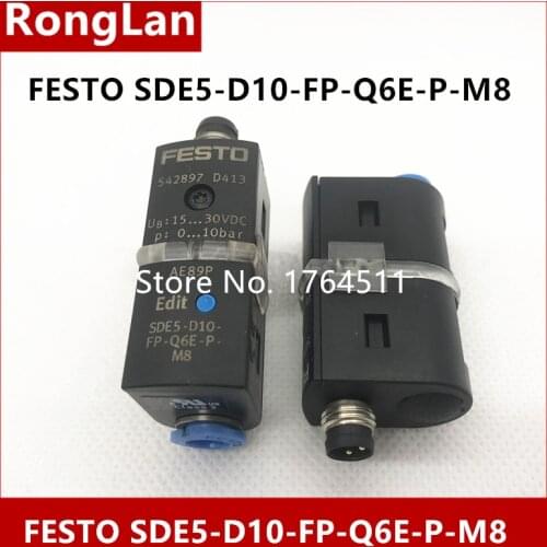 New original authentic FESTO pressure switch SDE5-D10-FP-Q6E-P-M8 stock 542897