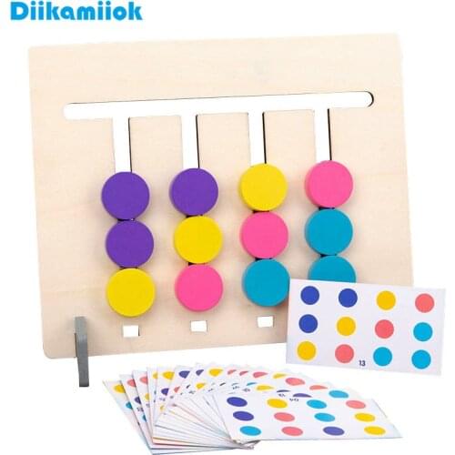 New Montessori Educational Wooden Toys Sensory Color Fruit Animal Logical Training Game Wood Kids Learning Toy for Children Gift