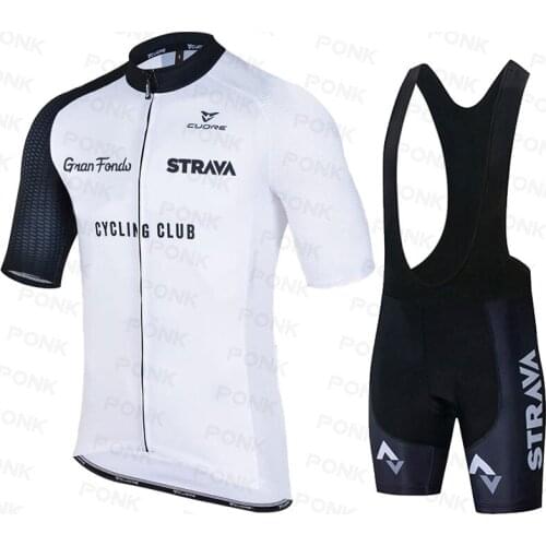 STRAVA Cycling clothing mens womens cycling equipment mountain bike bicycle racing dress bicycle uniform cycling jersey