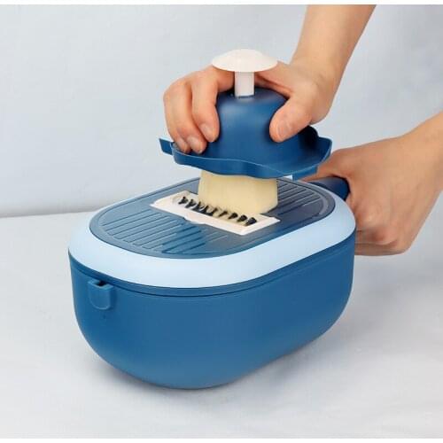 Vegetable Cutter Fruit Slicer Grater Shredders Drain Basket Multifunction Kitchen Mandoline Slicers Food Chopper Cooking Gadget