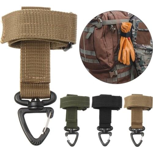 Glove Hook Safety Clip Outdoor Gloves Climbing Rope Storage Buckle Anti-lost Adjust Camping Glove Hanging Buckle