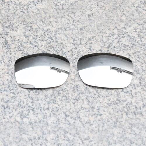 E.O.S Polarized Enhanced Replacement Lenses for Oakley TwoFace Sunglasses - Silver Chrome Polarized Mirror