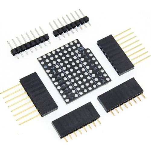 ProtoBoard Shield for WeMos D1 mini double sided perf board Compatible