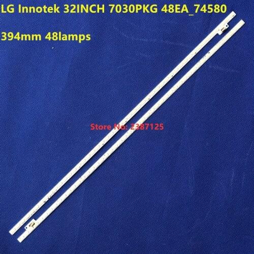2pcs 394mm LED Backlight 48 lamp for LG Innotek 32INCH 7030PKG 48EA_74580 T320HVN01.2 TX-LR32EM5A T320HVN01.5 320TA0I 320TA01