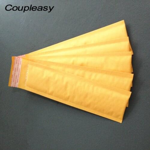 10Pcs Long Bubble Mailer Yellow Kraft Paper Envelope Shockproof Shipping Mailing Bag Padded Courier Bags 8x25.5cm/12x35cm