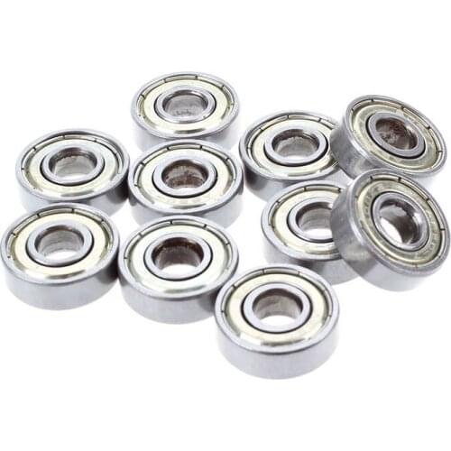 10 pcs. Ball bearings miniature deep groove ball bearings 608 ZZ 8 x 22 x 7mm Bearing Steel