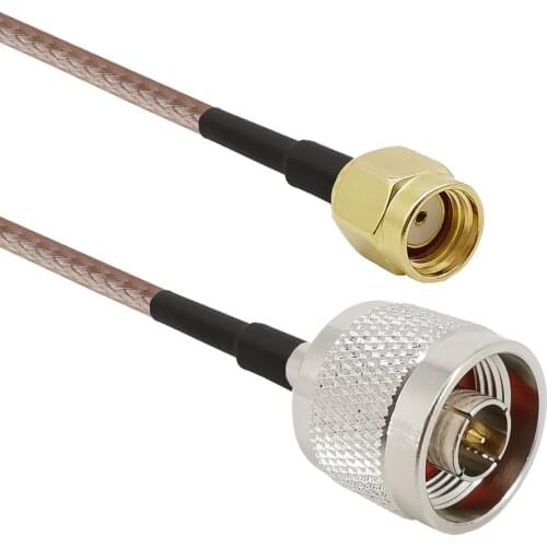 2-15 Meter N Type Male Plug to RP SMA Male Inner Hole Pigtail Cable RG316 Wire SMA to N Connector For WIFI Antenna