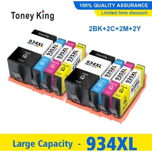 2 Set Compatible For HP 934 935 Ink Cartridge With Chip 934XL 935XL for HP OfficeJet Pro 6230 6830 6820 Printer Inkjet Cartridge