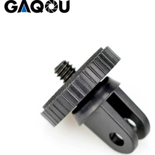 GAQOU Mini Tripod Screw Mount Adapter 1/4" Thread Screw Monopod Accessory for GoPro Hero 7 6 5 4 3+ 3 2 Xiaomi Yi Camera