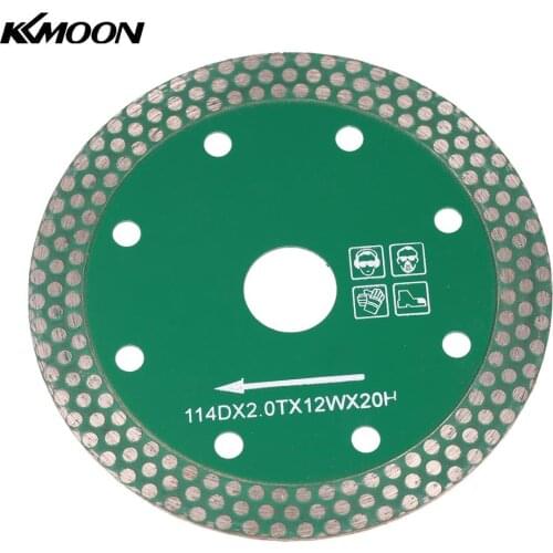 Dry Cutting Diamond Saw Blade with 8 Cooling Holes 20mm Inner Diameter Stone Cutting And Grinding For Angle Grinder 114*2.0*20mm