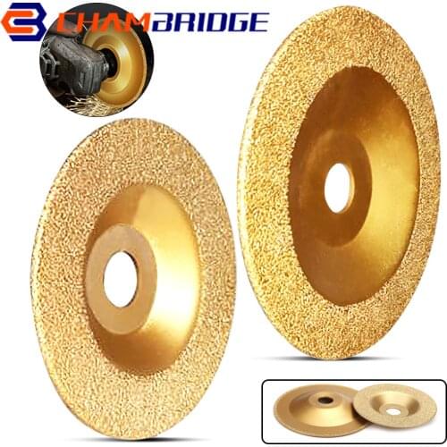 Diamond Thickened Brazed Coated Grinding Disc Grinding Wheel 100-180mm For Coarse Glass Cutting Angle Grinder Accessories