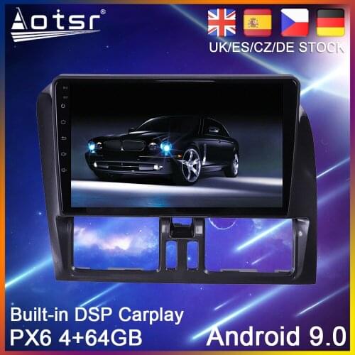 Android 9 PX6 64G Car DVD Player GPS Navigation For Volvo XC60 2009-2012 Car Auto Radio Stereo Multimedia Player HeadUnit