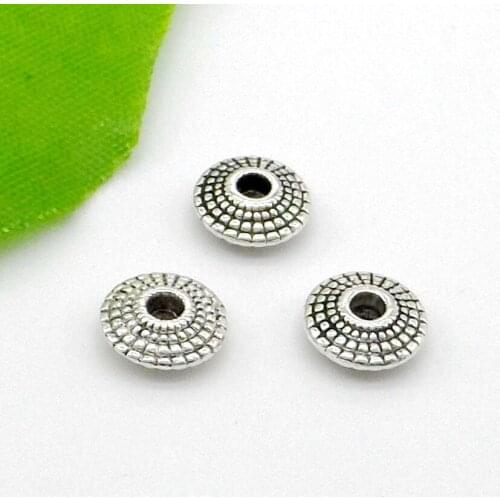 Free Ship 500PCS Tibetan Silver Spacer Beads Fit Jewelry Making 3x8mm