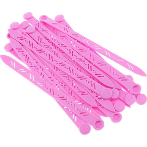 Vintage Hair Curler Picks Plastic for Rollers Curlers Long Style 20pcs