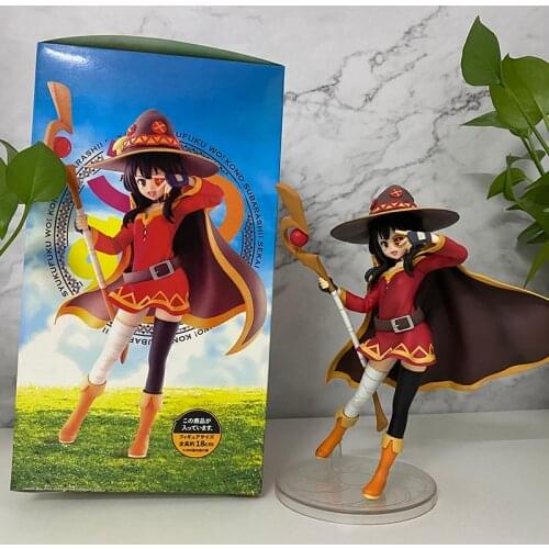 Gods Blessing on this Wonderful World Konosuba Megumin Cute Girl Toys Action Figurine KonoSuba Figure Toy Doll