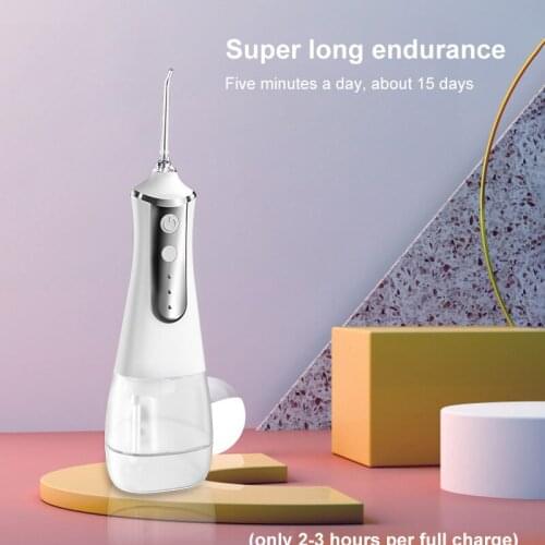 Oral Irrigator Rechargeable Water Flosser Portable Water Jet Toothbrush Toothpick Irrigator Implement Teeth Cleaner Oral Hygiene