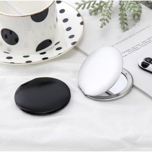 Compact Makeup Mirror Cosmetic Magnifying Round Pocket Make Up Mirror for Purse Travel Bag Home Office Mirror