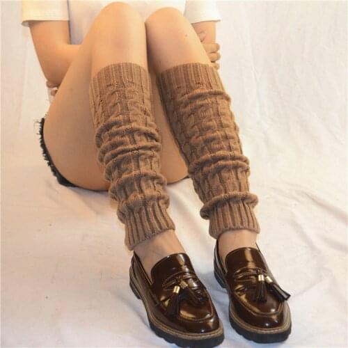 Short Women Crochet Boot Cuffs Winter Cable Knit Leg Warmers