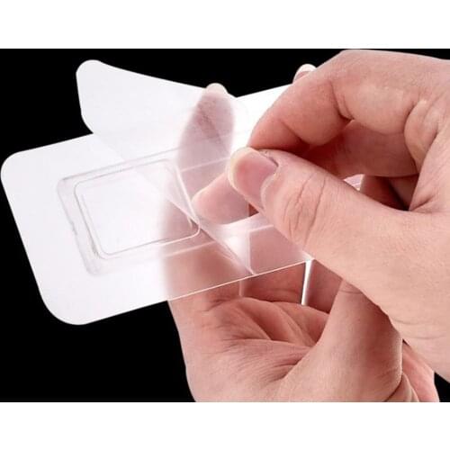 10PCS Traceless Clear Adhesive Tape Washable Mounting Tape For Household Industrial Use No Punching Hook Up