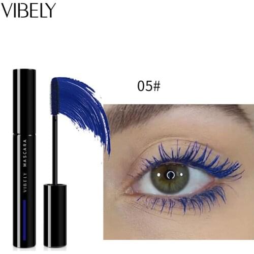 Makeup Eye Lashes Mascara Comestics Tools Easy To Wear Color Mascara Waterproof Fast Dry Eyelashes Curling Lengthening TSLM2