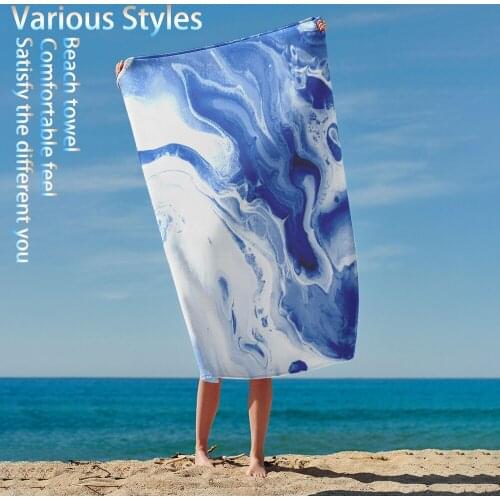 Fashion Cushion Summer Towels Portable Yoga mat Beach towel Marble Fruit Pat Beach Towel Quicky-dry Microfiber Bath Towels Beach