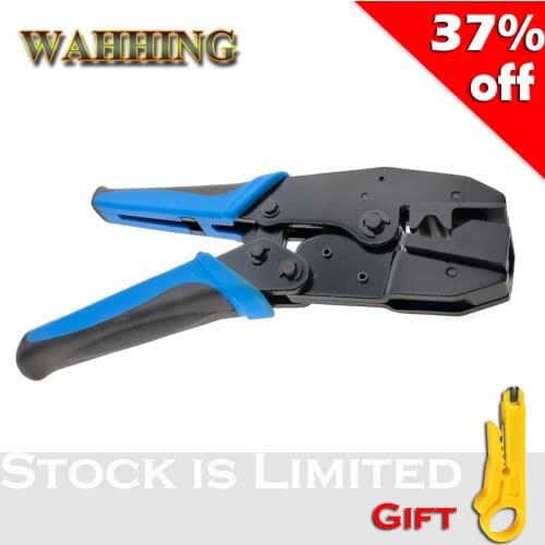 RJ45 Tool Network Crimper Crimping Tools For Cat7 Cat6A STP Plugs RJ45 Connector Cables Enter Crimp Metal Clip HY1534