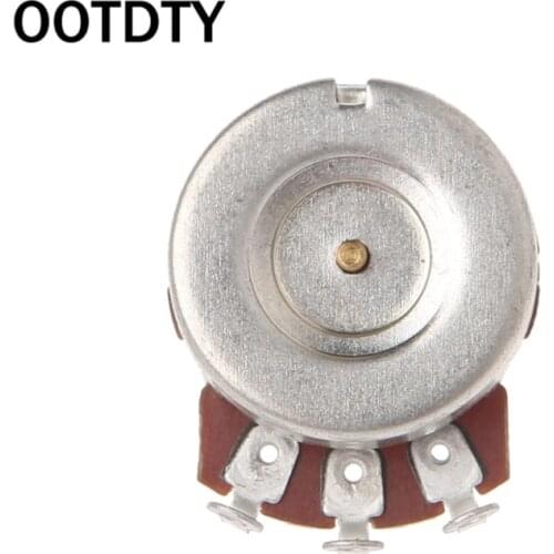 OOTDTY A250K Potentiometer Splined Pot Electric Guitar Bass Effect Amp Tone Volume Parts
