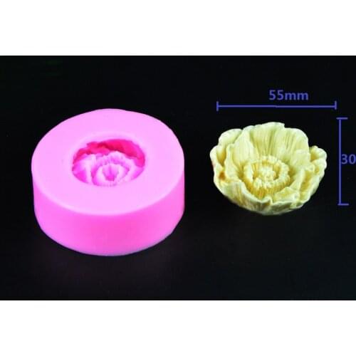 Food Grade Liquid Silicone 3D Flower Mold Handmade Soap Jelly Silicone Mould