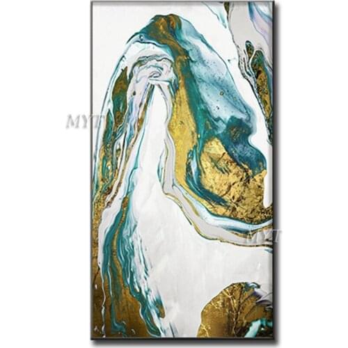 River Basin Abstract Handpainted Beautiful Oil Painting Wall Art Home Decor Picture Modern Oil Painting On Canvas No Framed