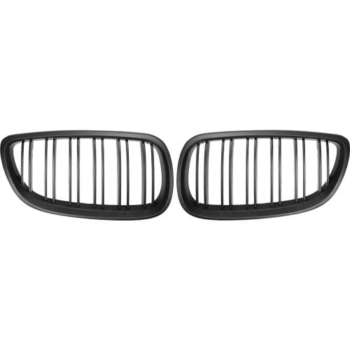 Black Front Kidney Grill Grille For Bmw E92 E93 M3 3 Series Coupe 2006-2010