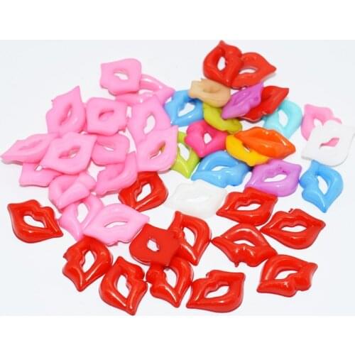 100pcs14x20mm 13X18MM Plastic Mouth Doll Mouth Lips Accessories Diy doll Doll Making Toy Accessories Scrapbooking Crafts Toys