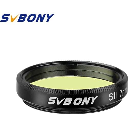 SVBONY Filter 1.25 Inch SII-CCD 7nm Narrowband Astronomical Photographic For Deep Sky