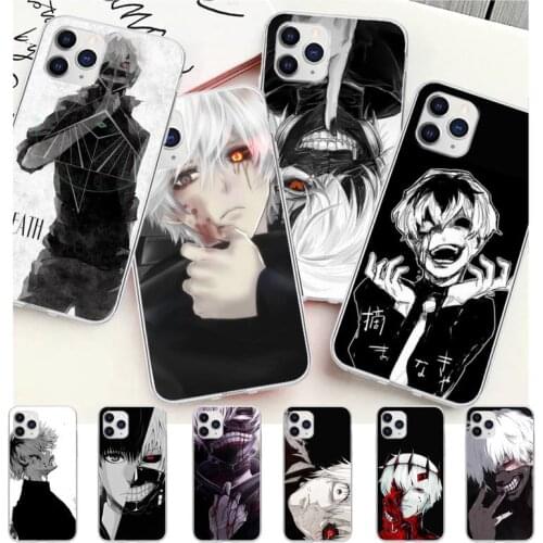 Tokyo Ghoul Kaneki Ken Transparent Phone Case Cover For IPhone 12 11 Pro Max Xs X Xr 7 8 6 6s Plus 5 5s Se 2020