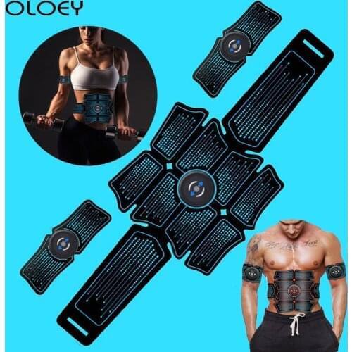 EMS Abdominal Muscle Stimulator Home Gym Total Fitness Equipment Training Gear Muscles Press Simulator Muscle Training Apparatus