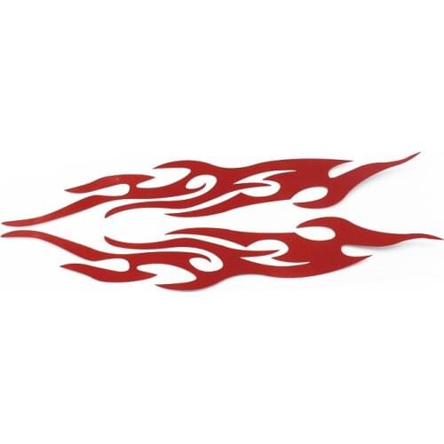 Universal Car Sticker Motorcycle Fire Flame Vinyl Decor Decal Sticker Body Door Bumper Engine Hood Scooter Offroad