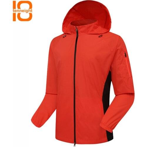 TENNEIGHT Outdoor Running Climbing Jacket windproof camping Man Windbreaker long-sleeved sunscreen sports coat cycling Jacket