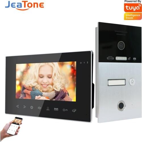 Jeatone Multi Apartments WiFi Video Doorphone System AHD960P Home Entry Access Intercom Control Wireless Remote Unlock