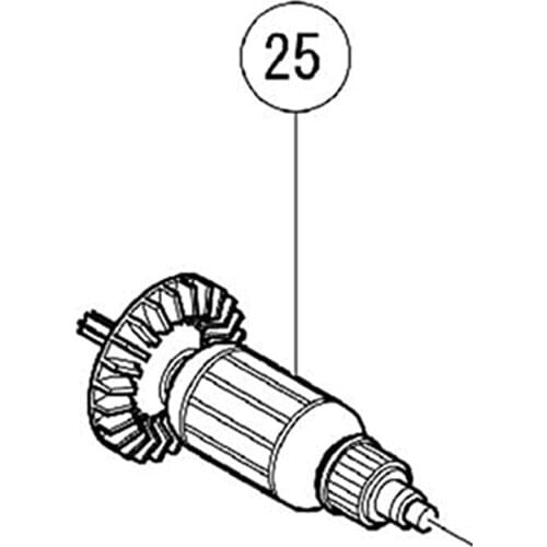 ARMATURE 220V-240V Rotor 360689E 360689F For Hitachi WR14VB